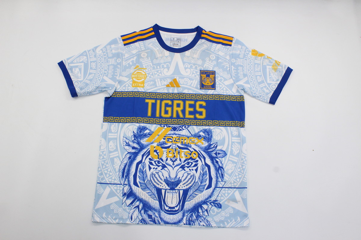 AAA Quality Tigres UANL 23/24 Special White/Blue Jersey